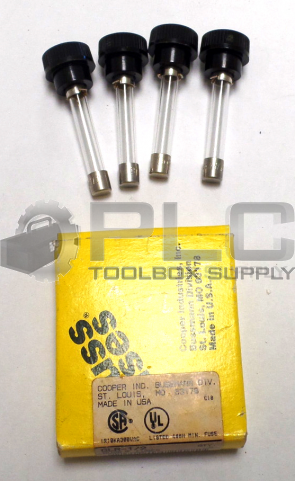NEW LOT OF 4 BUSSMANN GLR-1/2 FUSE FAST 15 Amp 300VAC