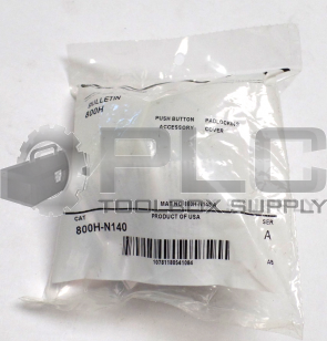 NEW ALLEN BRADLEY 800H-N140 SER.A PUSH BUTTON PADLOCKING COVER