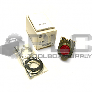 NEW ALLEN BRADLEY 800T-B6A PUSH BUTTON EXTENDED HEAD RED SER T