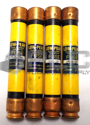 LOT OF 4 NEW BUSSMANN LPS-RK-12SP  DUAL ELEMENT TIME DELAY FUSE 