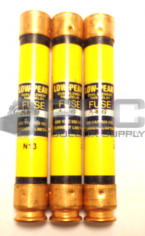 NEW LOT OF 3 BUSSMANN LPS-RK-4SP DUAL ELEMENT TIME DELAY FUSE 