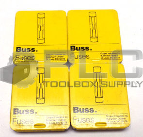 LOT OF 25 NEW BUSS AGX-1 FUSES (4 PACKS OF 5)