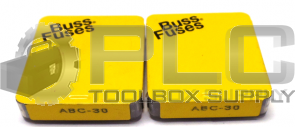 LOT OF 2 PACKS NEW BUSS ABC-30 FUSES (2 PACKS OF 5)