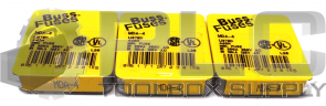 LOT OF 3 PACKS NEW BUSS MDA-4 FUSES 3 PACKS OF 5