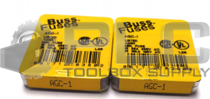 LOT OF 2 PACKS NEW BUSS AGC-1 FUSES (2 PACKS 5)