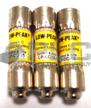 NEW BUSSMANN LP-CC-15 LOW PEAK TIME DELAY FUSE 