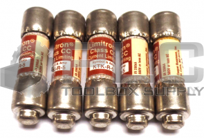 LOT OF 5 NEW BUSSMANN KTK-R-5 CURRENT LIMITING FUSE 