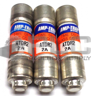 LOT OF 3 NEW FERRAZ-SHAWMUT ATDR2 2A TIME DELAY FUSE 