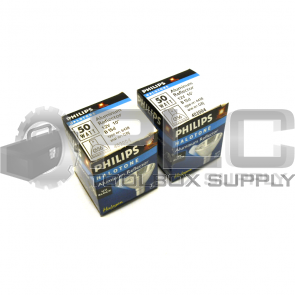 LOT OF 2 NEW PHILIPS 6438 HALOGEN LAMP ALUM REFL TYPE 6438GBJ 50W 12V