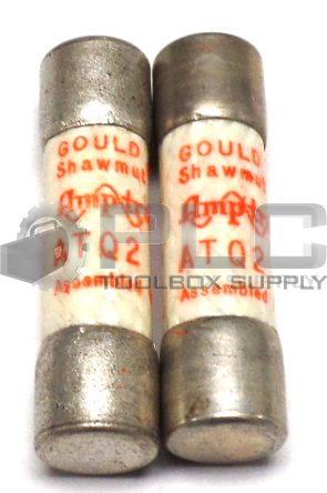LOT OF 2 NEW GOULD SHAWMUT ATQ2 FUSE 