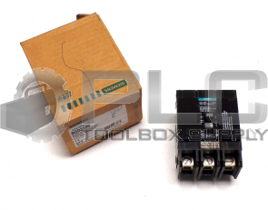 NEW SIEMENS BQD3100 3 POLE CIRCUIT BREAKER 100AMP 