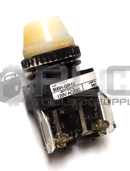 ALLEN BRADLEY 800H-QR10 SER.F INDICATING WHITE LIGHT