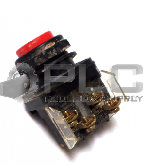 ALLEN BRADLEY 800H-BR SER.F RED FLUSH PUSH BUTTON