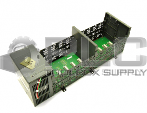 ALLEN BRADLEY 1746-P2 POWER SUPPLY WITH 10 SLOT 1746-A10 READ