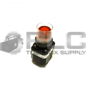 ALLEN BRADLEY 800H-PRAH16A SER F PUSHBUTTON AMBER