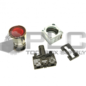 NEW SIEMENS 3SB3400-1PB LED LAMP MODULE W/ RED PUSH BUTTON