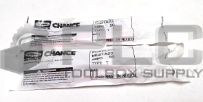 NEW LOT OF 2 CHANCE M50TA23 FUSE LINKS TYPER T 50 AMPS
