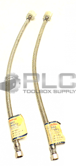 NEW LOT OF 2 TRUE VALUE 109-576 TOILET HOOK-UP 3/8'' COMP 7/8'' FILL VALVE 20''