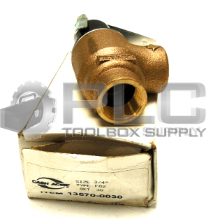 NEW CASH ACME 13570-0030 PRESSURE RELIEF VALVE 3/4''