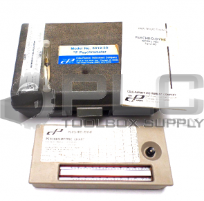 COLE-PARMER 3312-20 PSYCHRO-DYNE PYSCHROMETER