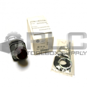 NEW ALLEN BRADLEY 800T-PH16R /T PILOT LIGHT RED LENS