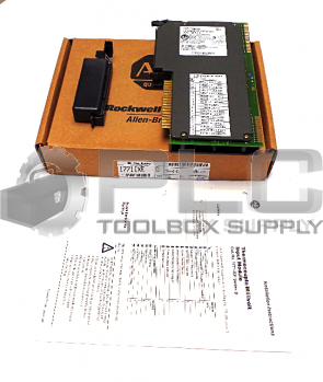NEW ALLEN BRADLEY 1771-IXE INPUT MODULE SER D