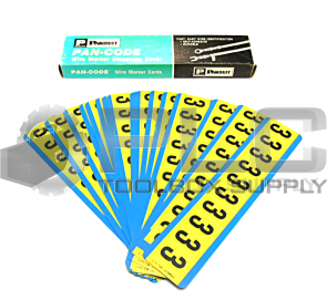 NEW BOX OF 17 PANDUIT PCL100-3 MARKER LABELS 