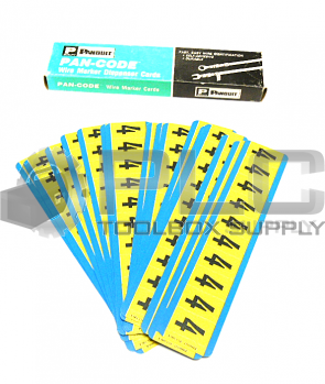 NEW BOX OF 17 PANDUIT PCL100-4 MARKER LABELS 