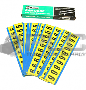 NEW BOX OF 19 PANDUIT PCL100-6 MARKER LABELS 