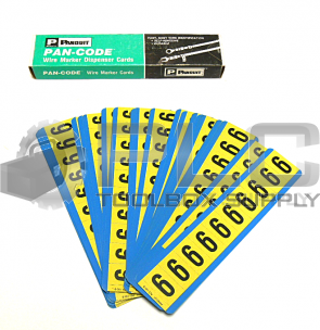 BOX OF 20 NEW PANDUIT PCL100-9 MARKER LABELS  