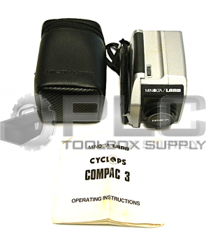 MINOLTA LAND COMPAC3 INFRARED THERMOMETER CYCLOPS 