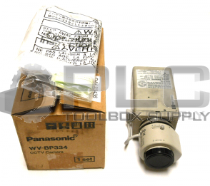 PANASONIC WV-BP334 CAMERA W/ WV-LZA61 LENS