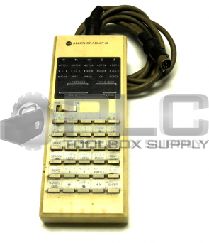 ALLEN BRADLEY 1745-PT1 /A SLC PROGRAMMER W/ 1745-C1