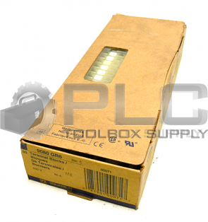 NEW BOX OF 50 SQUARE D 9080 GR6 TERMINAL BLOCKS SER C
