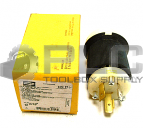 NEW HUBBELL HBL2711 TWIST LOCK PLUG