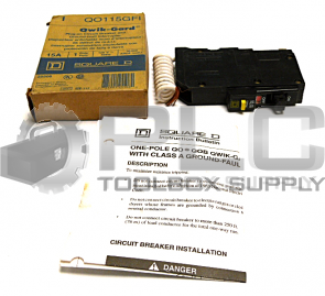 NEW SQUARE QO115GFI CIRCUIT BREAKER 