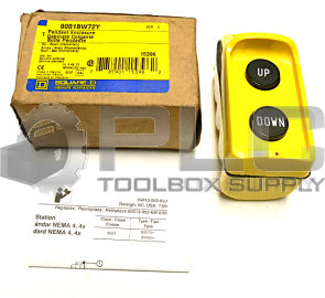 NEW SQUARE D 9001BW72Y CONTROL STATION 