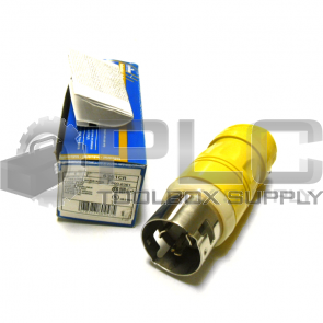 NEW LEVITON 6361-CR 50A 2P 3W LOCKING PLUG 6361CR