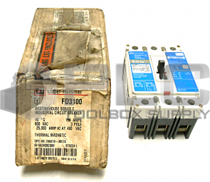 NEW CUTLER HAMMER FD3100 CIRCUIT BREAKER SER C IN BOX
