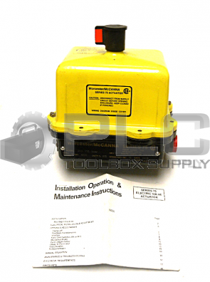 NEW WORCESTER/ MCCANNA 20-75-W ACTUATOR SERIES 75 