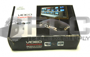 NEW VIDEO CONVERTER AD01-E BNC/RCA & S-VIDEO TO VGA CONVERTER