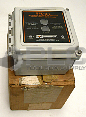 NEW MONITOR SFD-2PE MICROWAVE SOLIDS FLOW DETECTOR 