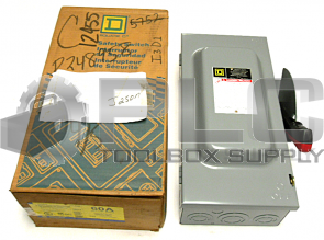 NEW SQUARE D H362 HEAVY DUTY SAFETY SWITCH 