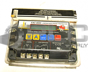 NEW COMPONENTS EAC-8000 LINEBACKER PHASE PROTECTOR 