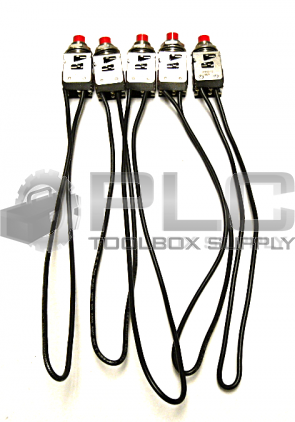 NEW LOT OF 5 MICROSWITCH 2PB12-T2 0829 PUSH BUTTON 2PB12