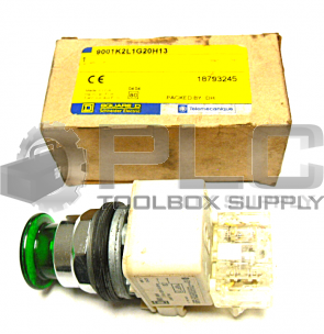 NEW SQUARE D 9001-K2L1G20H13 GREEN PUSH BUTTON 