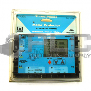 NEW WAGNER DPT-3 600 V DIGITAL MOTOR PROTECTOR LINE VOLTAGE MONITOR THREE PHASE