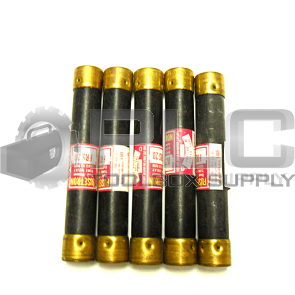 LOT OF 5 BUSSMANN FUSETRON FRS 20  DUAL ELEMENT TIME DELAY FUSE