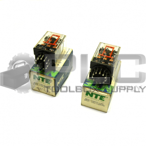 LOT OF 2 NEW NTE R02-14A10-120 RELAY