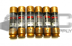 LOT OF 6 NEW FUSETRON FRN-R-50 FUSE DUEL ELEMENT 
